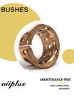 Oilless Self Lubricating Plain Bearing Bronze Sleeve Bearings 090 & 092 with holes for Mining machinery