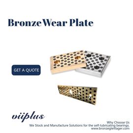 CNC Bronze Steel & Self Lubricating Wear Plates Inch Oilimpregnated Graphite Plugs
