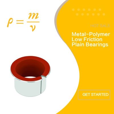 Καλή τιμή. Μέταλλο - σαφείς κυλινδρικοί θάμνοι πολυμερούς χαμηλοί τριβής υποχωρητικοί στις προδιαγραφές RoHS σε απευθείας σύνδεση